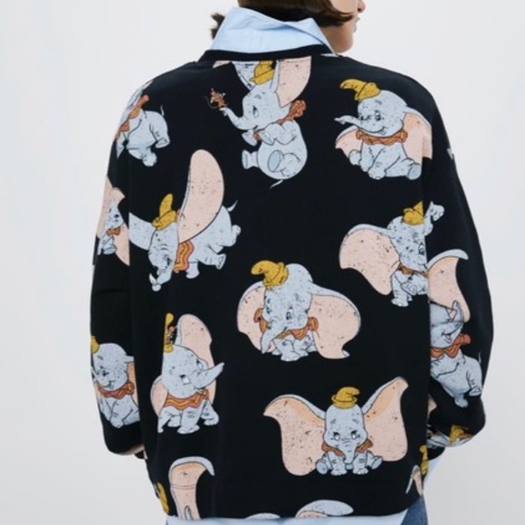 Zara Disney Dumbo Sweatshirt Size L NWT - SOLD OUT - Picture 7 of 8